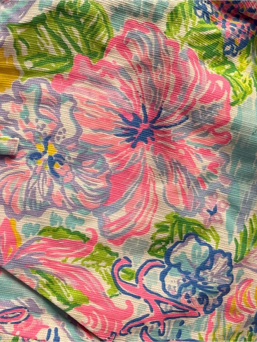 Lilly Pulitzer Scallop Hem Floral Shorts